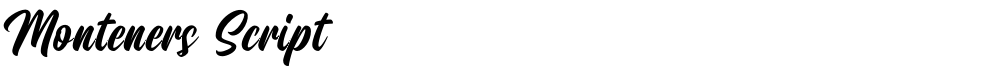 Monteners Script