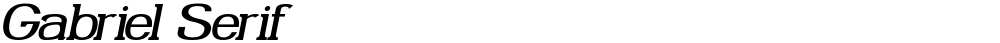 Gabriel Serif