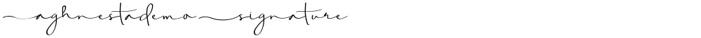 Aghnestademo Signature