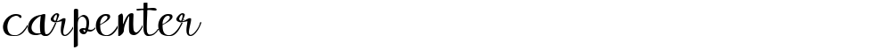 carpenter