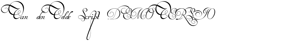 Van den Velde Script DEMO VERSION