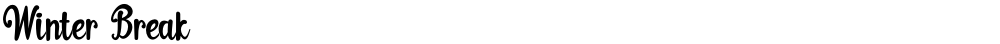 Winter Break