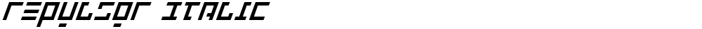 Repulsor Italic