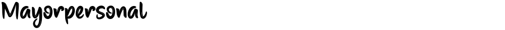 Mayorpersonal