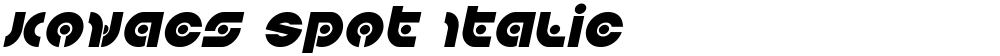 Kovacs Spot Italic