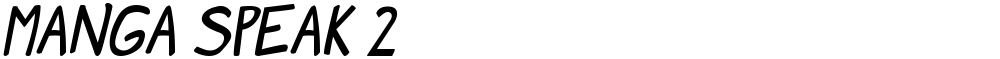 Manga speak 2