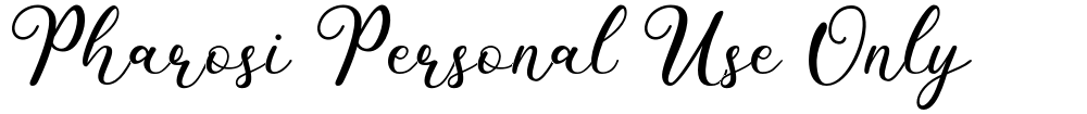 Pharosi Personal Use Only