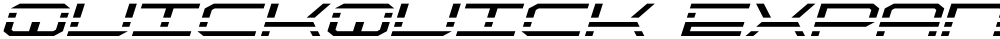 QuickQuick Expanded Italic