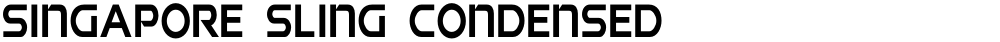 Singapore Sling Condensed