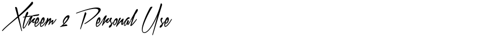 Xtreem 2 Personal Use