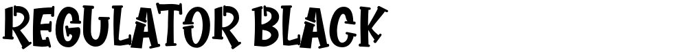 REGULATOR BLACK