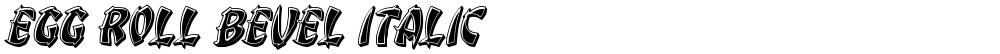 Egg Roll Bevel Italic