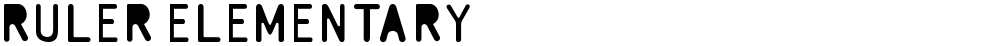Ruler Elementary