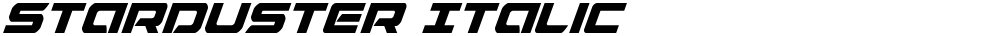 Starduster Italic