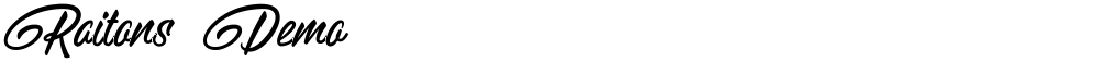 Raitons Demo