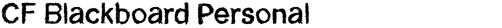 CF Blackboard Personal