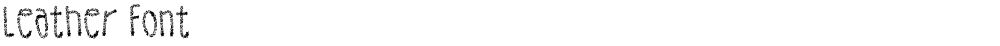 Leather Font