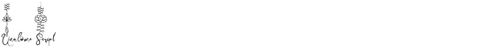 Unalome Script