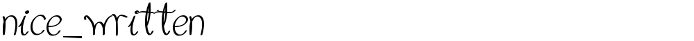 nice_written