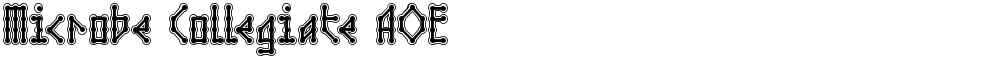 Microbe Collegiate AOE