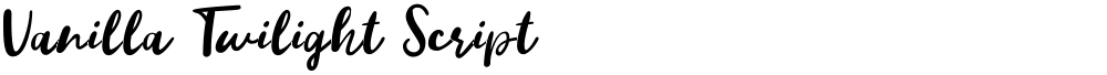 Vanilla Twilight Script