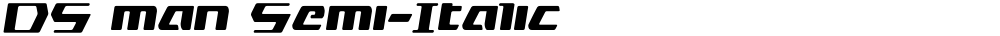 DS man Semi-Italic