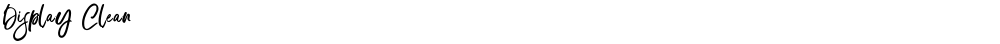 Display Clean