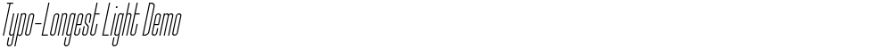 Typo-Longest Light Demo