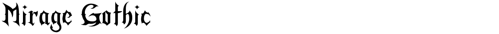 Mirage Gothic