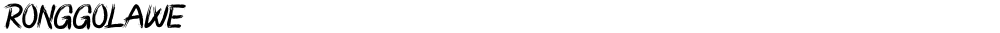 RONGGOLAWE