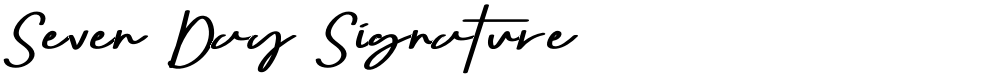 Seven Day Signature