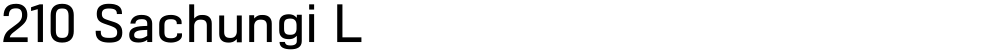 210 Sachungi L