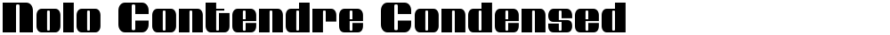 Nolo Contendre Condensed
