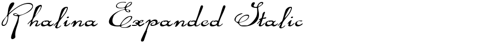 Rhalina Expanded Italic