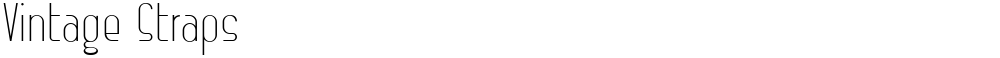 Vintage Straps