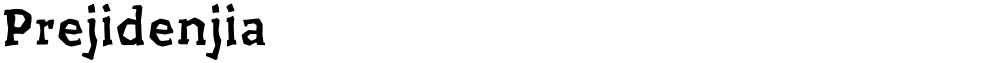 Prejidenjia