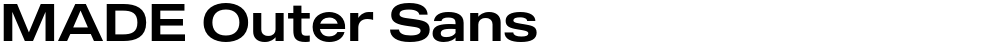 MADE Outer Sans
