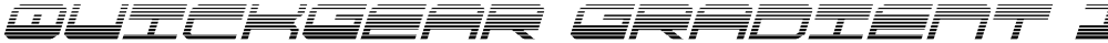 QuickGear Gradient Italic