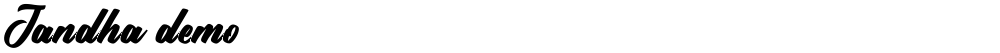 Jandha demo