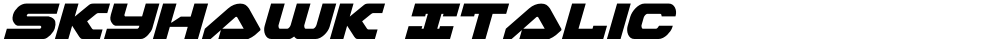 Skyhawk Italic