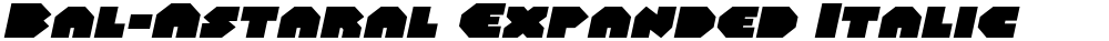 Bal-Astaral Expanded Italic