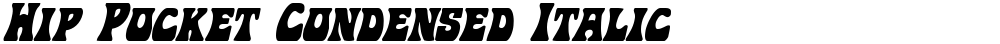 Hip Pocket Condensed Italic