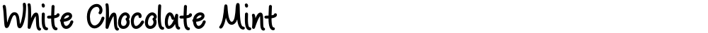 White Chocolate Mint