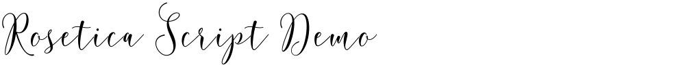 Rosetica Script Demo