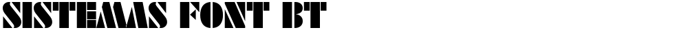 SISTEMAS FONT BT