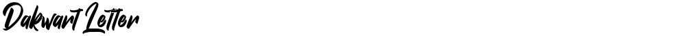 Dakwart Letter