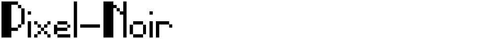 Pixel-Noir