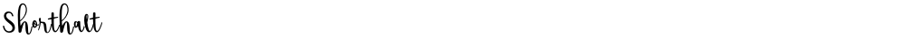Shorthalt