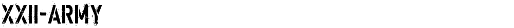 XXII-ARMY