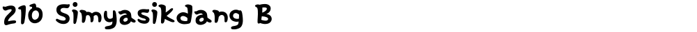 210 Simyasikdang B